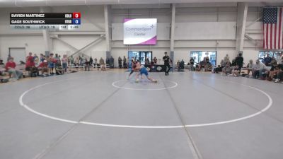 126 lbs Davien Martinez, Colorado vs Gage Southwick, Utah Gold
