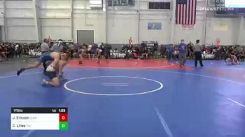 170 lbs Round Of 32 - Jonah Ericson, Quartz Hill vs Cooper Lilles, The Club