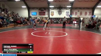 170 lbs Round 3 - Michael Raines, New London vs Riley Kaalberg, Columbus Community/WMU