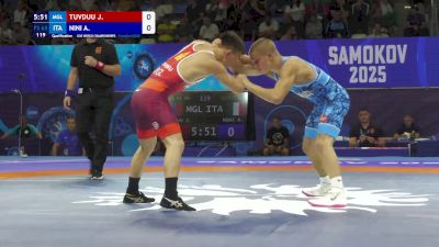 65 kg Qualif. - Janchivdorj Tuvduu, Mongolia vs Alessandro Nini, Italy