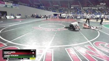 4A-144 lbs Semifinal - Wyatt Smith, North Bend vs Cohen Schleich, Estacada