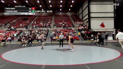 165 lbs Quarterfinal - Nick Baer, Maryville vs Hunter Jump, Central Oklahoma