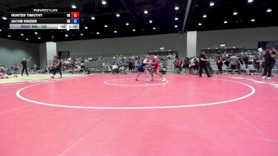 120 lbs Cons. Round 2 - Hunter Timothy, OK vs Jacob Kinzer, OK