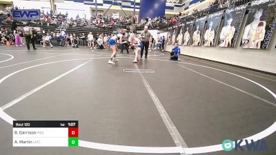 80-85 lbs Rr Rnd 2 - Blakeleigh Garrison, Piedmont vs Alice Martin, Little Axe Takedown Club