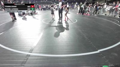 60 lbs Quarterfinal - Tyanna Evans, Orchard South WC vs Rachel Laterra, Cordoba Trained