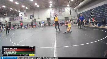 90/95 Round 1 - Brett Ballard, Jet Wrestling Club vs Jackson Dean, Team Bear Wrestling