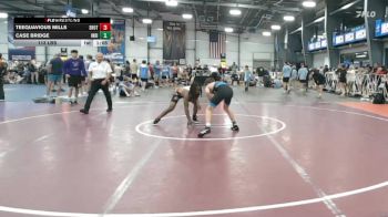 113 lbs Round Of 16 - Teequavious Mills, Team Shutt Van Hoven vs Case Bridge, Indiana Outlaws Black