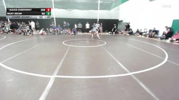 140 lbs Champ. Round 1 - Riley Zeciri, Macon vs Alexis Dubowsky, Bentonville High School Wrestl