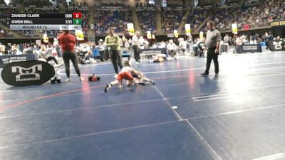 52 lbs Round Of 16 - Zander Clark, Cornwall-Lebanon vs Owen Bell, Keystone