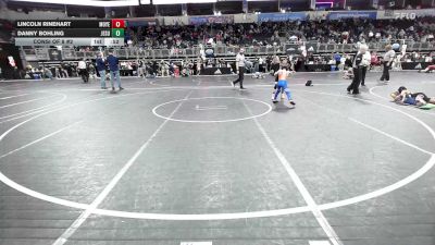 58 lbs Consi Of 8 #2 - Lincoln Rinehart, Moyer Elite vs Danny Bohling, Jesup Mat Club
