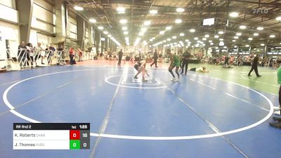 126 lbs Rr Rnd 2 - Kaygen Roberts, CKWA vs Josiah Thomas, Pursuit Wrestling Academy HS2