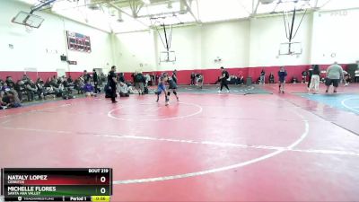 100 lbs Cons. Round 1 - Michelle Flores, Santa Ana Valley vs Nataly Lopez, Cerritos