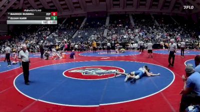 1A-126 lbs Semifinal - Maddox Russell, Pepperell vs Elijah Karr, Bremen