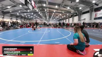 126 lbs Quarterfinal - Jacob Edwards, X-CLUSIVE Wrestling vs Faridullah Samsor, Takedown-City Wrestling