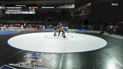 165 lbs Champ. Round 2 - Raymond Martin, Sierra vs Braden Salbeck, Liberty Ranch