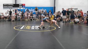 25 kg 7th Place - Azayla Mitchell, Okie Girls - W vs Maeve Parnell, PA West Yellow - W