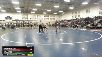 90 lbs Cons. Semi - Cade Mueller, Mountain Home Middle School vs Will Wise, Treasure Valley Catholic Schools