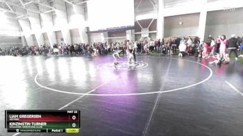 58 lbs Champ. Round 1 - Liam Gregersen, Victory vs Kinzingtin Turner, Stallions Wrestling Club