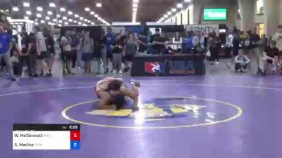 70 kg Cons 64 #2 - Wyatt McDermott, Mustang Wrestling Club vs Aidan Medina, Texas RTC