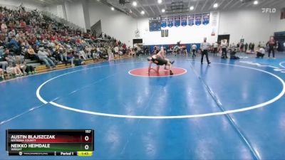 157 lbs Champ. Round 2 - Neikko Heimdale, Wright vs Austin Blajszczak, Natrona County