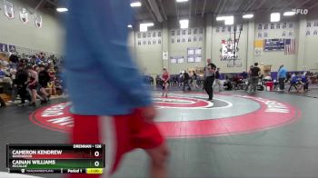 126 lbs Cons. Round 2 - Cainan Williams, McCallie vs Cameron Kendrew, Ravenwood