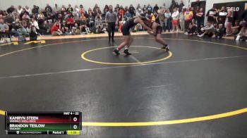 22 lbs Round 2 - Kamryn Steen, Waverly-Shell Rock vs Brandon Teslow, Waukon