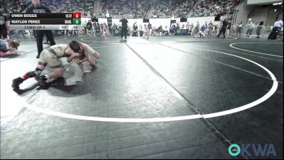 83 lbs Consi Of 4 - Owen Boggs, Cleveland Takedown vs Waylon Perez, Marlow Outlaws