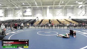 63 lbs 3rd Place Match - Brock Bala, Club Not Listed vs Frank Murray, Club Not Listed