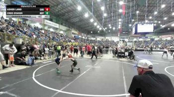 52 lbs Quarterfinal - Asher Lamb, Canon City Wrestling Club vs Creo Staker, Moffat County Youth Wrestling