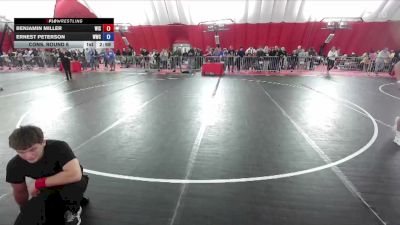 165 lbs Cons. Round 6 - Benjamin Miller, Wisconsin vs Ernest Peterson, Whitehall Wrestling Club