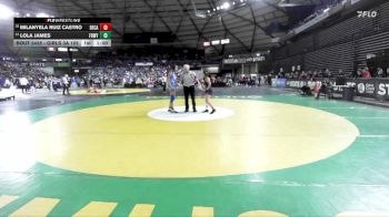 Girls 3A 105 lbs Cons. Round 2 - Milanyela Ruiz Castro, Decatur (Girls) vs Lola James, Federal Way (Girls)