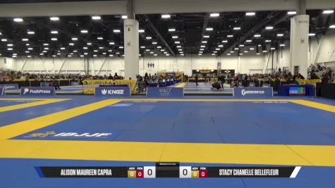 ALISON MAUREEN CAPRA vs STACY CHANELLE BELLEFLEUR 2025 World IBJJF Jiu-Jitsu No-Gi Championship