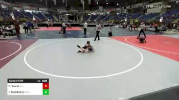 54 lbs Consi Of 8 #2 - Connor Sweat, Kalispell WC vs Theodore Swedberg, Moen Wr Ac