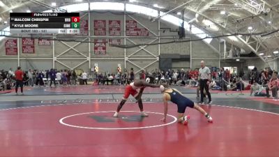 141 lbs Cons. Round 2 - Malcom Chrispin, Bridgewater State vs Kyle Moore, Southern Maine