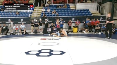 144 lbs Champ. Rd Of 256 - Matthew Diamond, New York vs Landon Song, Texas