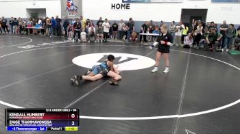 94 lbs Round 1 - Zaige Thammavongsa, Avalanche Wrestling Association vs Kendall Humbert, Marathon Wrestling Club