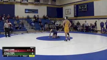 133 lbs Semis & Wb (16 Team) - Ethan Ford, Southern Maine vs Corey Cope, Western New England