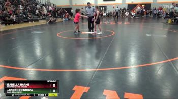 B-7 lbs Round 2 - Isabella Harms, Midland Little Eagles vs Jazleen Mendoza, Hammerin Hawks