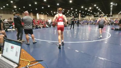 132 lbs Round 1 (6 Team) - Cael Brubaker, North DeSoto Red vs Tristan Bradsher, OTC