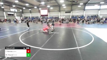 132 lbs Consi Of 8 #2 - Thadeus Harcey, Bmhs vs Max Freund, Show Low