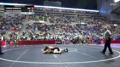 126 lbs Quarterfinal - Dakota Sprunger, South Adams vs Jordan Korreckt, North Miami