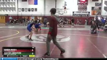 76 lbs Round 2 - Sawyer Liberatore, Gold Rush Wrestling vs Kimber Bissell, Pahranagat Valley