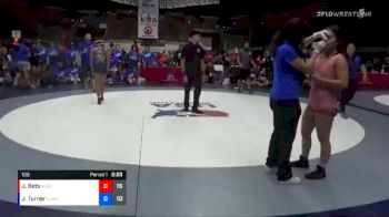 106 lbs Placement - Jalen Bets, MDWA vs Jasmine Turner, SJWA