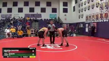 245 lbs Round 5 (6 Team) - Keaton Shaffer, Triad vs Will Boehm, Sidney