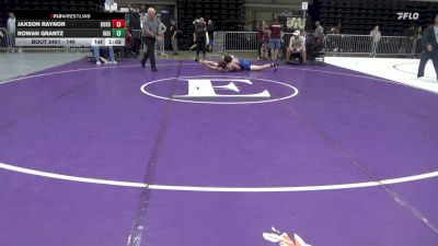 140 lbs 7th Place - Rowan Grantz, Indiana vs Jaxson Raynor, Bordentown