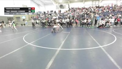 110 lbs Semifinal - Trey Swaggy Fowkes, Sanderson Wrestling Academy vs Boston Backus, Champions Wrestling Club