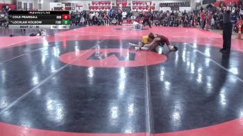 80 lbs Champ. Round 2 - Cole Pearsall, No Nonsense Wrestling vs Lochlan Kolbow, Forest Lake Wrestling Club