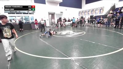 75 lbs 7th Place Match - Noah Choi, Rancho Bernardo WC vs Vincent Fondarella, 10th Planet Mission Viejo