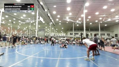 128 lbs Rr Rnd 3 - Grayson Hostetter, Kraken Black - HSC vs Abramm Schaffer, Steller Trained Embo - HSC