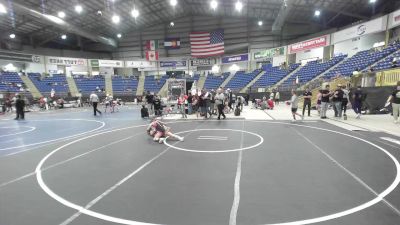 82 lbs 5th Place - Aj Gonzalez, Monster Garage vs Emma Zagorski, Pikes Peak Warriors